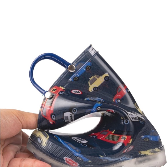 HugRain Light Up Rain Boots for Little Kids 8 toddler - Picture 3 of 5